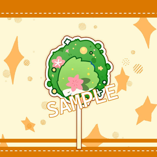 Shaymin Inspired Lolipop Keychains