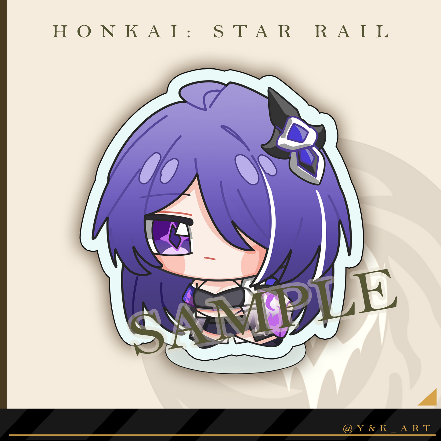 HSR-Inspired Standee 02 Acheron/Black Swan/Dr. Ratio/Aventurine