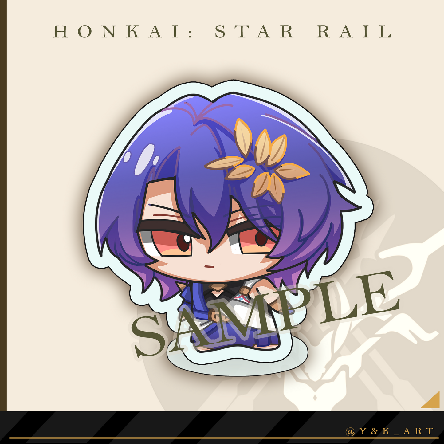 HSR-Inspired Standee 02 Acheron/Black Swan/Dr. Ratio/Aventurine