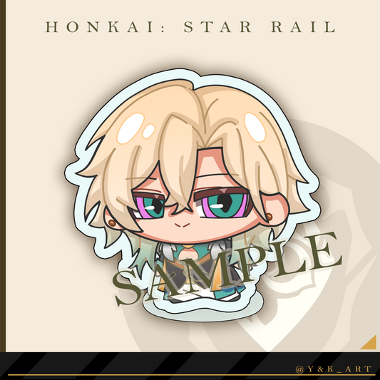 HSR-Inspired Standee 02 Acheron/Black Swan/Dr. Ratio/Aventurine