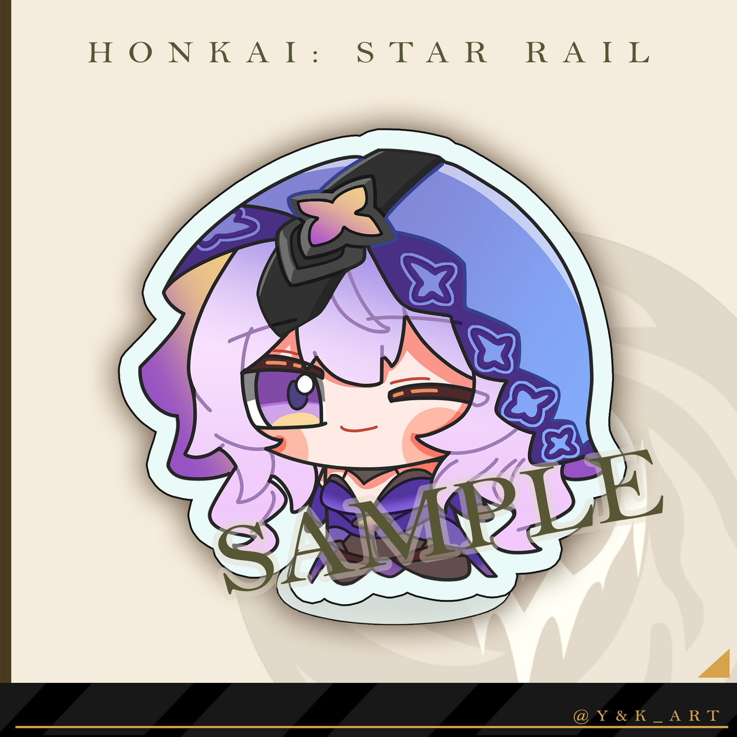HSR-Inspired Standee 02 Acheron/Black Swan/Dr. Ratio/Aventurine