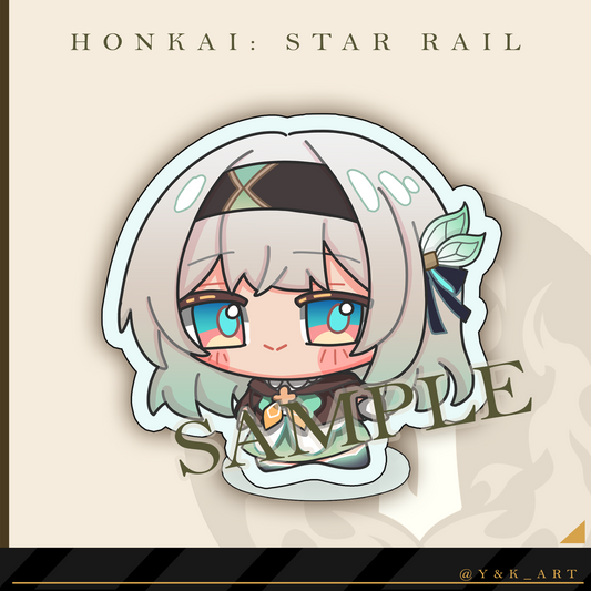 HSR-Inspired Standee 01 Stelle/Firefly/March7th/Caelus