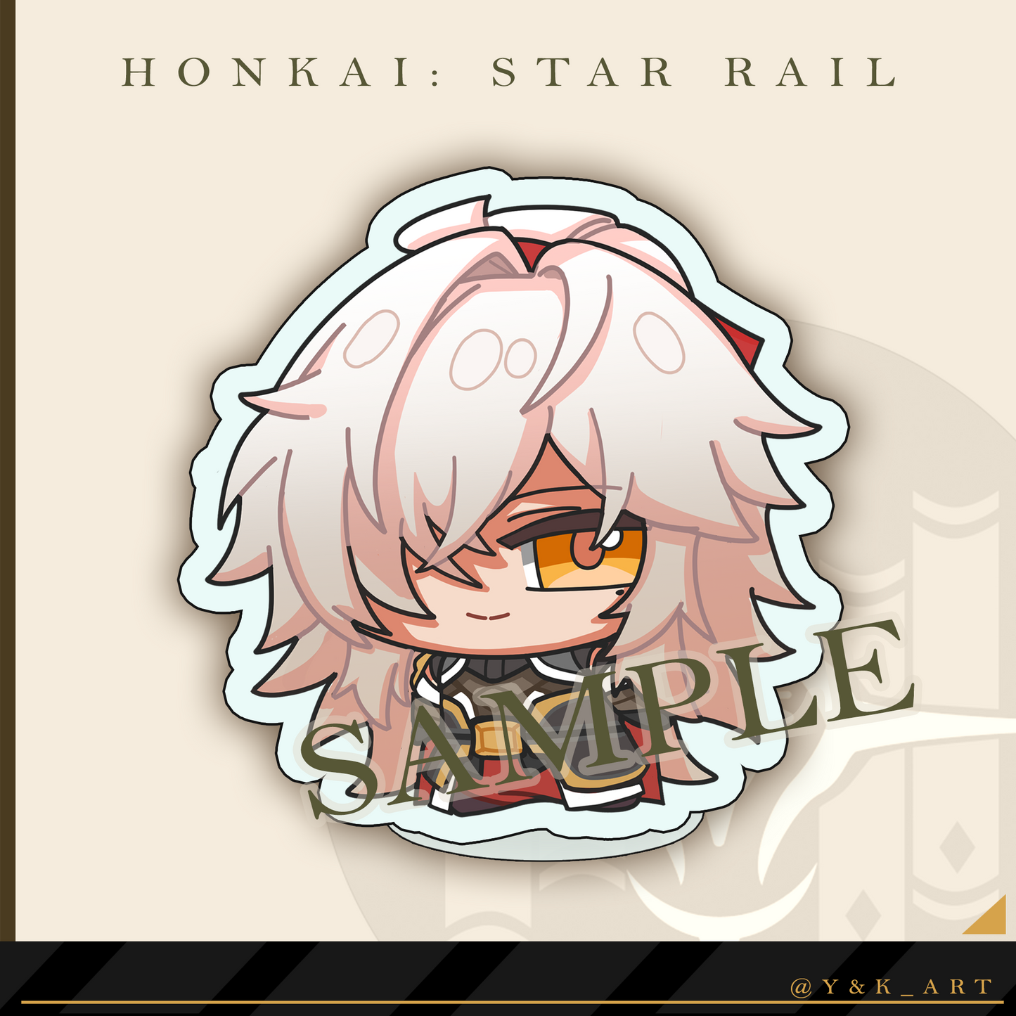 HSR-Inspired Standee 04 Danheng/Jingyuan/Sampo/Danheng Lunae