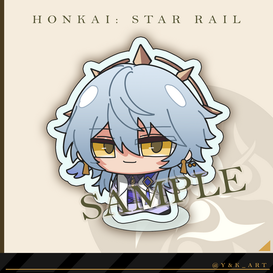 HSR-Inspired Standee 05 Topaz/Gallagher/Sunday/Robin