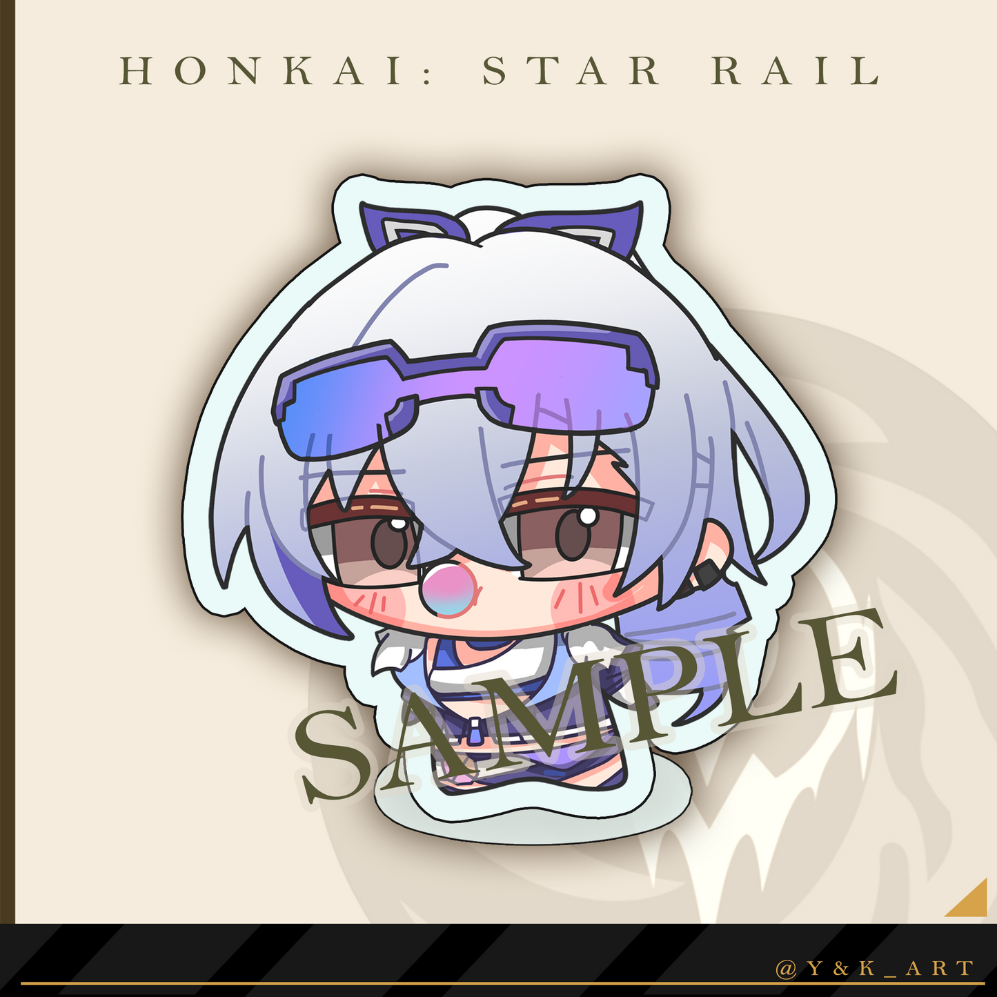HSR-Inspired Standee 03 Kafka/SilverWolf/Jingliu/Blade